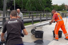 Vervangen slijtlaag brug Beuningen