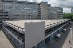 Parkeerdek Rotterdam reparatie met gietasfalt