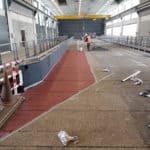 Coating sluisdeur IJmuiden
