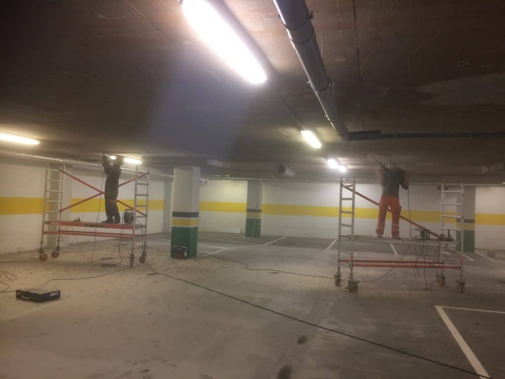 Betonreparatie parkeerkelder Utrecht