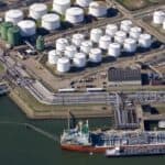 Betonnen ondergrond en fundering voor tankterminal
