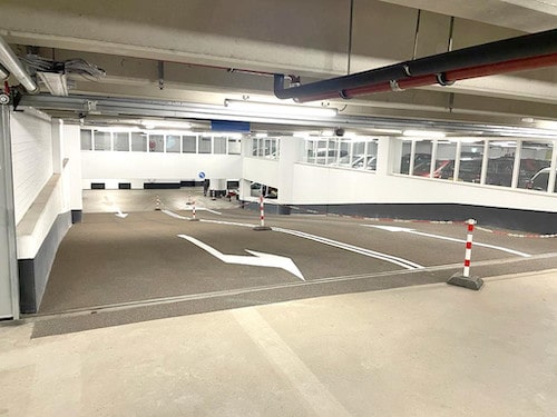 Hellingbanen van parkeergarage Delftse Poort ontvangen herstelwerkzaamheden en beschermende maatregelen